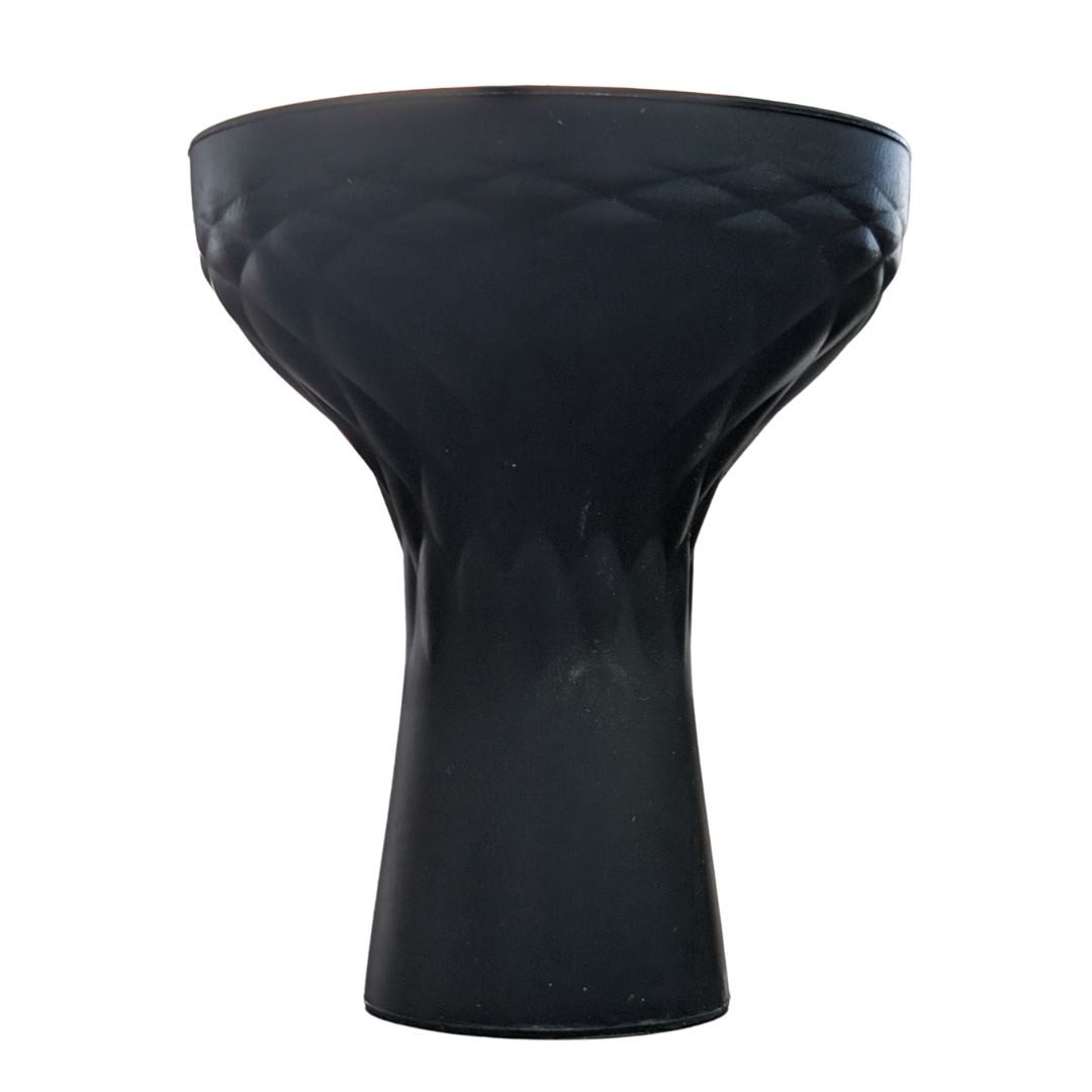 Plain Black Silicon Phunnel Bowl