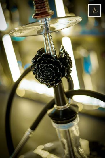 Moze Kvze Grid Black Rose Hookah Set