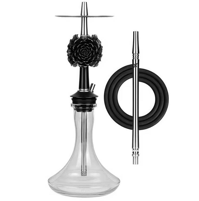 Moze Kvze Grid Black Rose Hookah Set