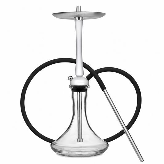 Mattpear Simple M White Hookah Set