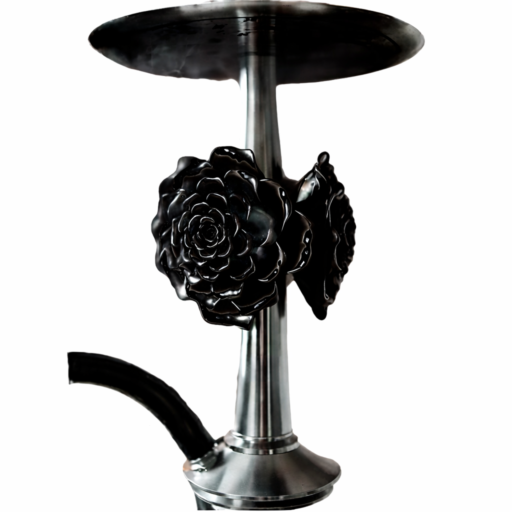 Moze Kvze Grid Black Rose Hookah Set