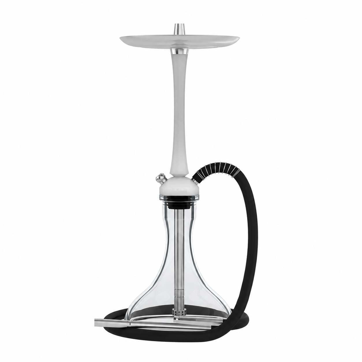 Mattpear Simple M White Hookah Set