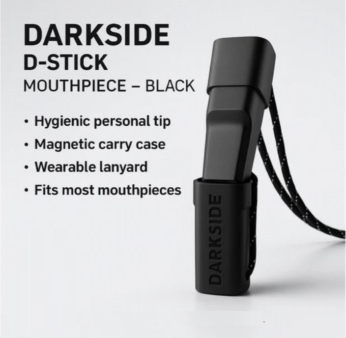 Darkside D Stick Shisha Mouth Tip Mouthpiece Magnetic Case